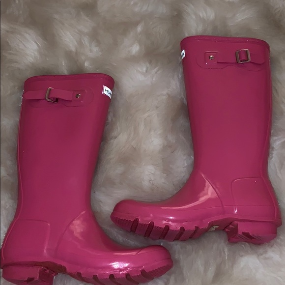 Pink hunter rain boots - Picture 2 of 4